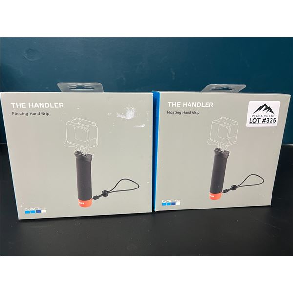 Lot of 2 "The Handler" Hand Grip/Camera Mounts for GoPro Action Cameras