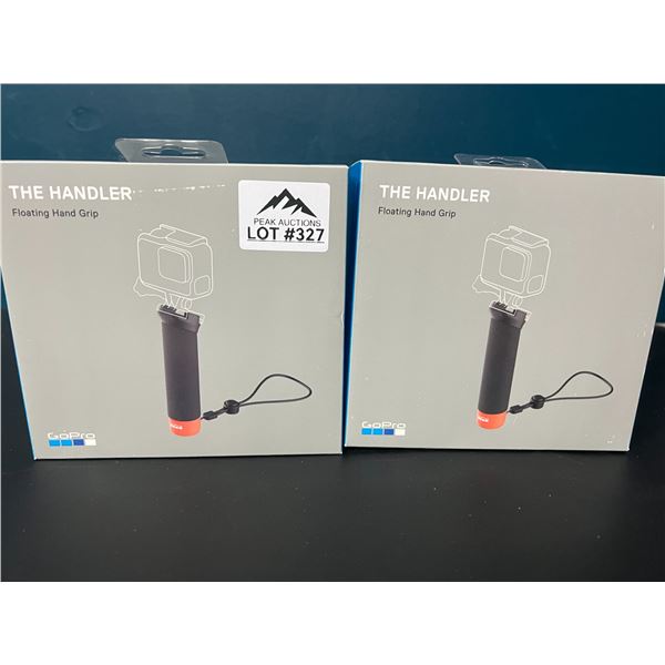 Lot of 2 "The Handler" Hand Grip/Camera Mounts for GoPro Action Cameras