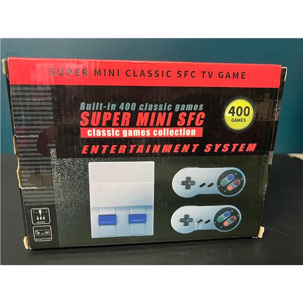 Lot of 1 Super Mini SFC Entertainment System - 400 Classic/Retro Games