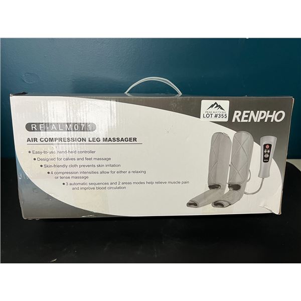 Lot of 1 Renpho Air Compression Leg Massager