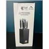 Image 1 : Lot of 1 5PC Premium German Steel Kitchen Knife Block Set