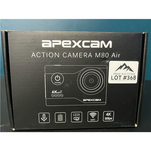 Lot of 1 Apexcam Action Camera M80 Air