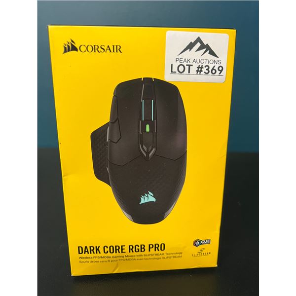 Lot of 1 Corsair Dark Core RGB Pro Wireless Gaming Mouse
