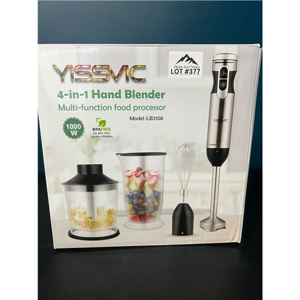 Lot of 1 4-in-1 Hand Blender/Multi-Function Food Processor