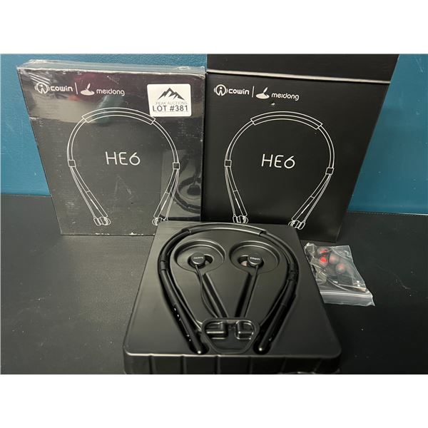 Lot of 2 HE6 Bluetooth Sport Headphones