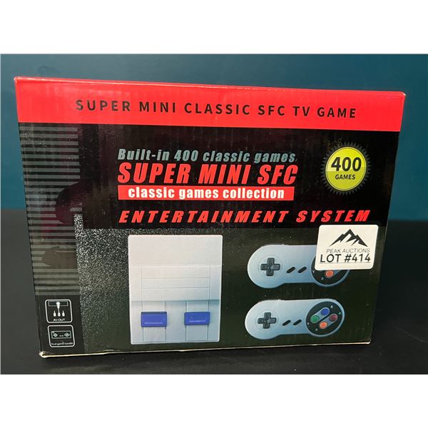 Lot of 1 Super Mini SFC Entertainment System - 400 Classic/Retro Games