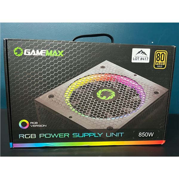 Lot of 1 GameMax RGB Power Supply Unit (850W) for PC's