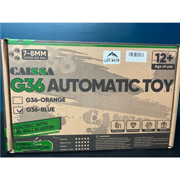 Lot of 1 Caissa Electric Gel Ball Blaster G36 Gun - Large Size - Blue