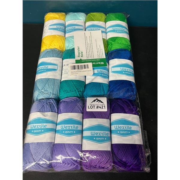 Lot of 1 Multi-Pack of Yarn Skeins (Various Colours!)