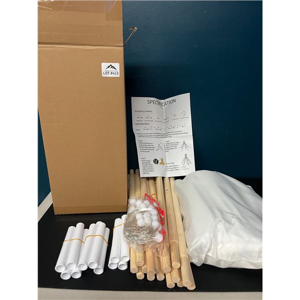 Lot of 1 Kids Teepee Play Tent