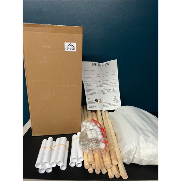 Lot of 1 Kids Teepee Play Tent