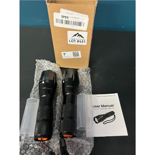 Lot of 1 2pack LED Tactical Flashlights