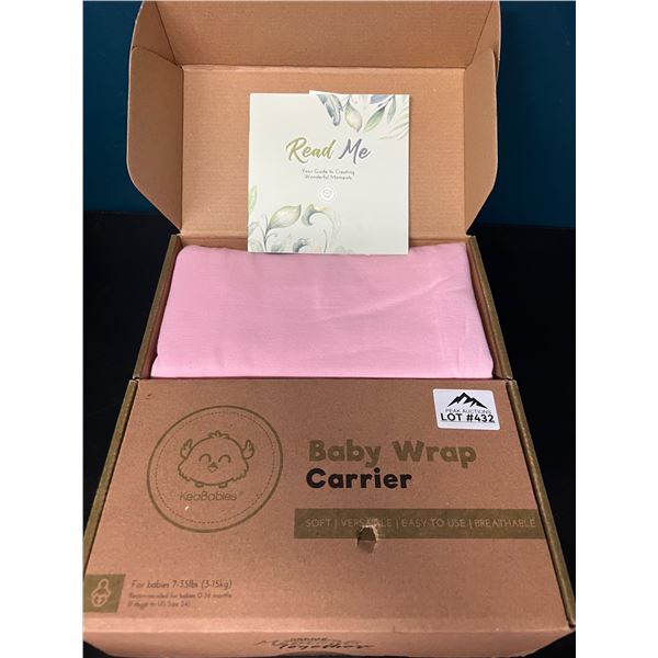 Lot of 2 Baby Wrap Carriers (Pink)