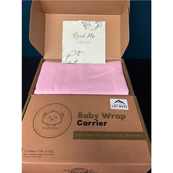 Lot of 2 Baby Wrap Carriers (Pink)