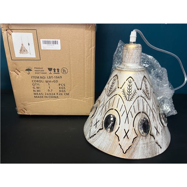 Lot of 2 Pendant Light Fixtures