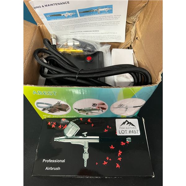 Lot of 1 Airbrush Kit w/ Gun