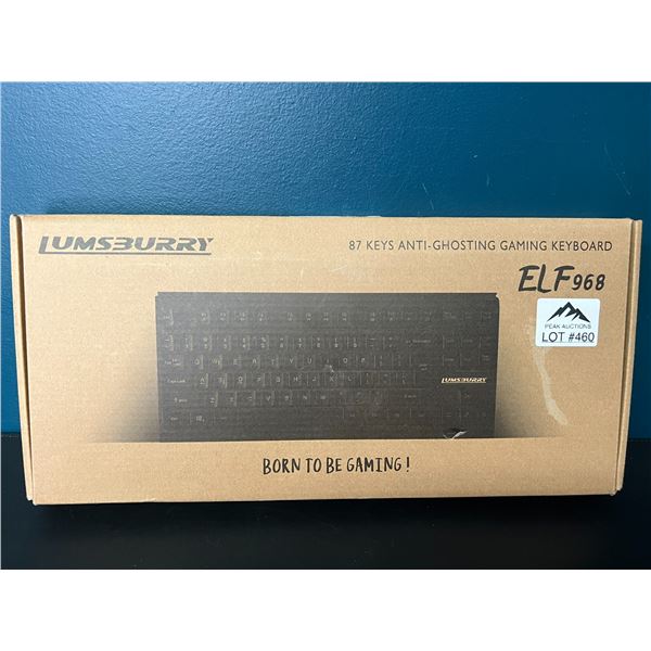 Lot of 1 Lumsburry ELF 968 Gaming Keyboard