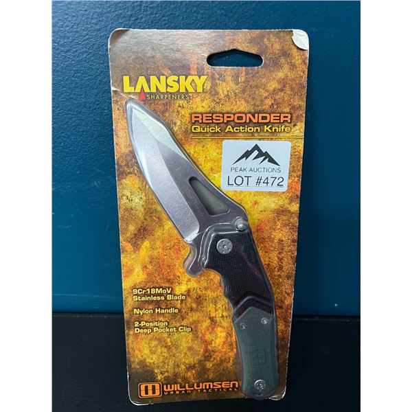 Lot of 1 Lansky Responder Quick Action Knife