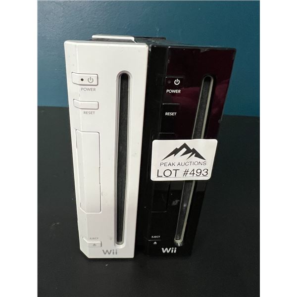 Lot of 2 Nintendo Wii Consoles (*Used)
