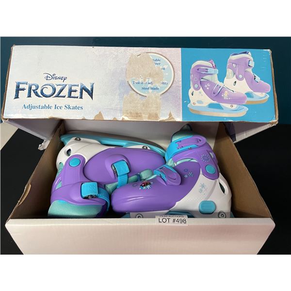 Lot of 1 Pair of Disney Frozen Adjustable Ice Skates for Youth (Y811)