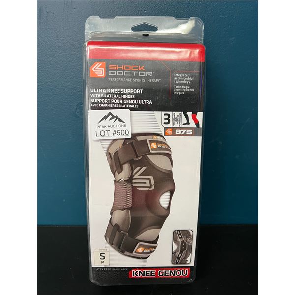 Lot of 1 Shock Doctor Ultra Knee Support Brace w/ Bilateral Hinges