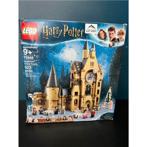 Lot of 1 LEGO Harry Potter Hogwarts Castle Clock Tower Building Set