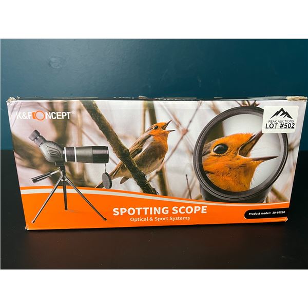 Lot of 1 K&F Concept Outdoor Spotting Scope