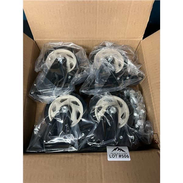 Lot of 4 Castor Wheels