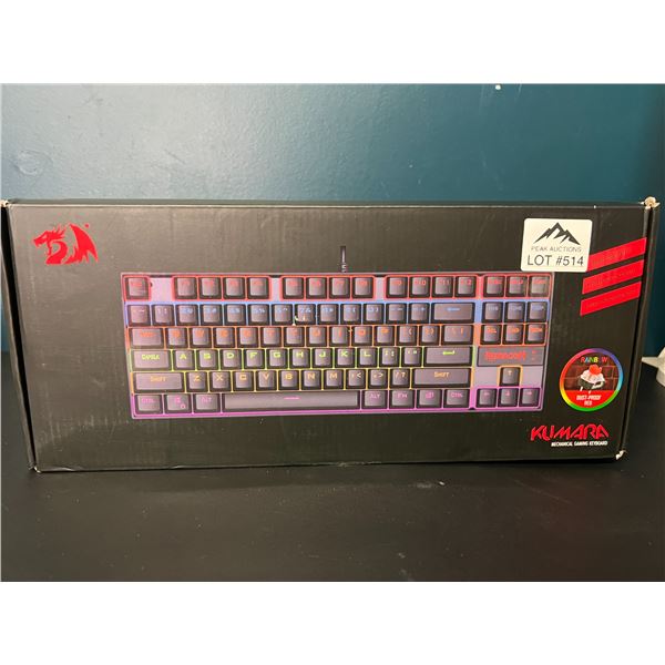 Lot of 1 Red Dragon Kumara Mechanical Gaming Keyboard - LED Backlit