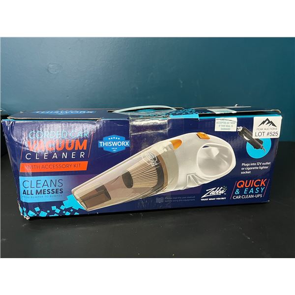 Lot of 1 Corded Car Vacuum Cleaner