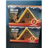Image 2 : Lot of 2 LED Icicle Outdoor Christmas Lights - 46FT each