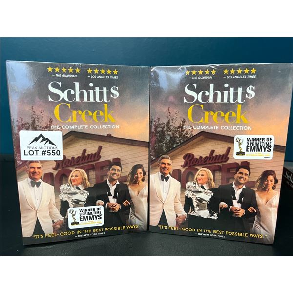 Lot of 2 Schitts Creek The Complete Collection DVD Box Sets