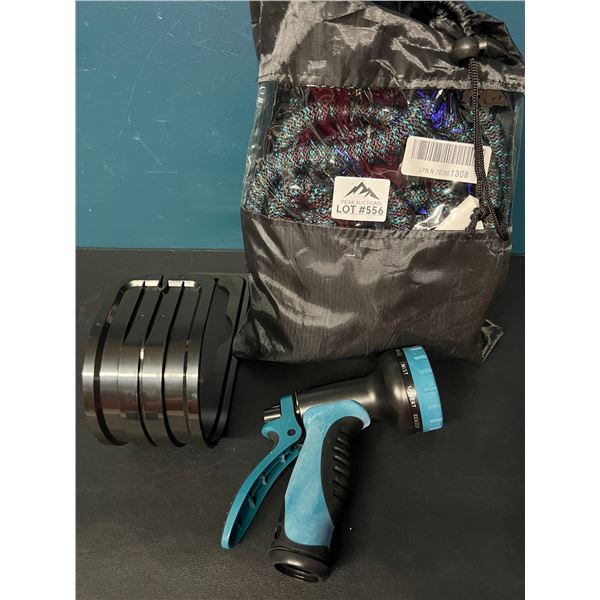 Lot of 1 Expandable Garden Hose w/ Nozzle