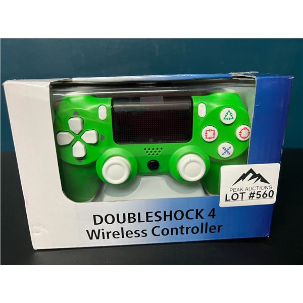 Lot of 1 DoubleShock 4 Wireless Controller for PlayStation 4 (Lime Creen)