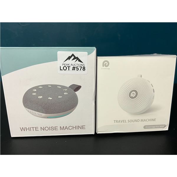 Lot of 2 White Noise Sound/Sleep Machines