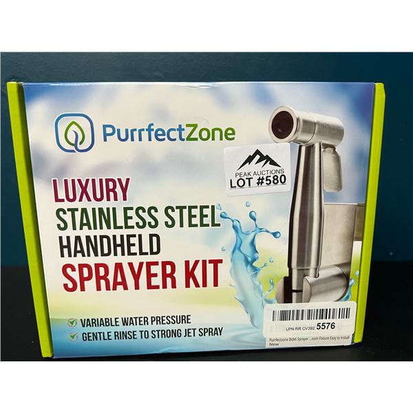 Lot of 1 Stainless Steel Handheld Sprayer Kit for Sinks