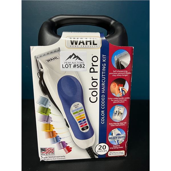 Lot of 1 WAHL Color Pro Haircutting Clipper Kit