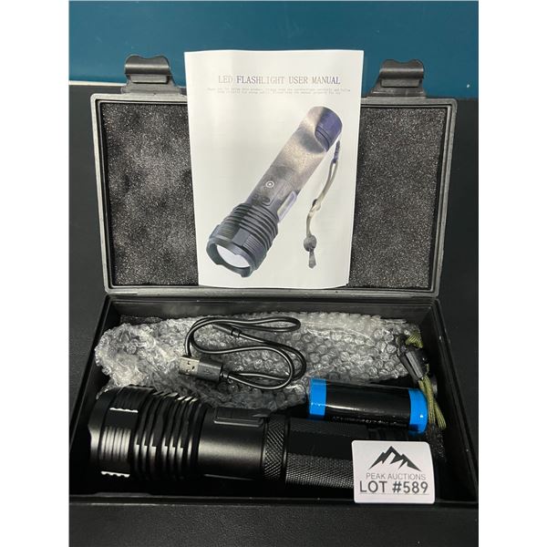 Lot of 1 LED Tactical Flashlight