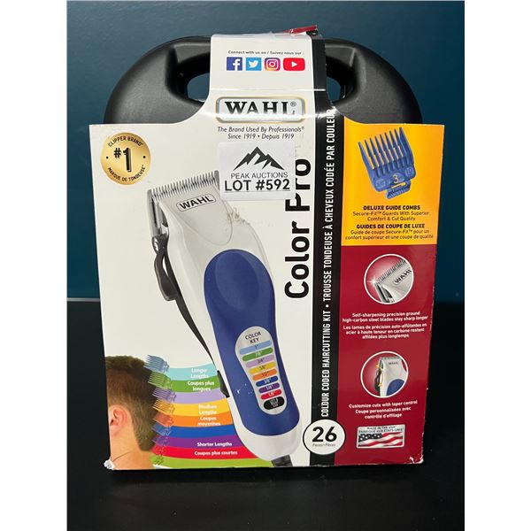 Lot of 1 WAHL Color Pro Haircutting Clipper Kit