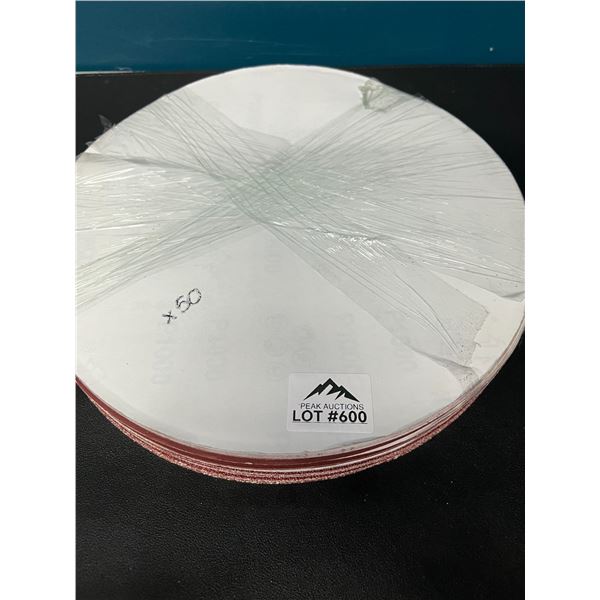 Lot of Large Assorted Sanding Pads (50 pads)