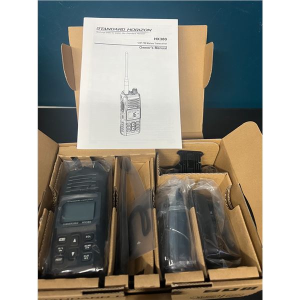 Lot of 1 Standard Horizon HX380 VHF FM Marine Transceiver/Handheld Radio