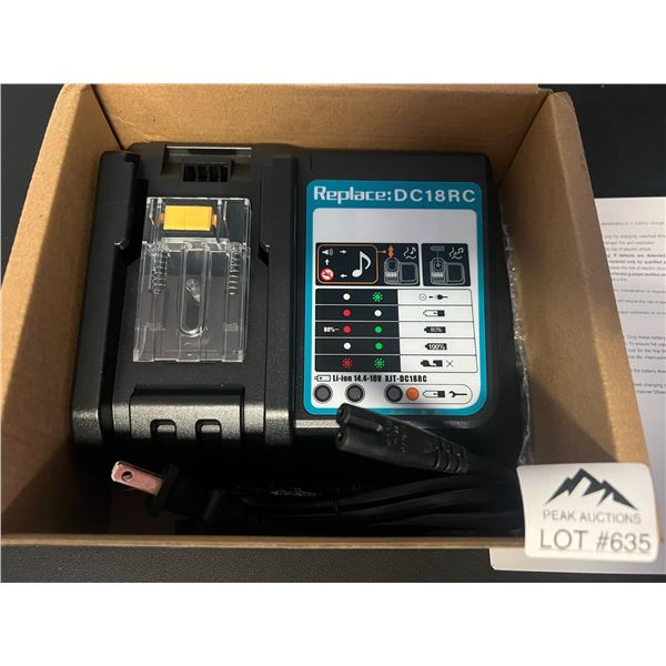 Lot of 1 Li-Ion Charger for Makita Batteries