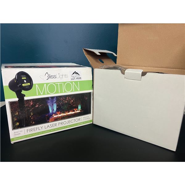 Lot of 1 BlissLights Firefly Laser Light Projector w/ Remote Control