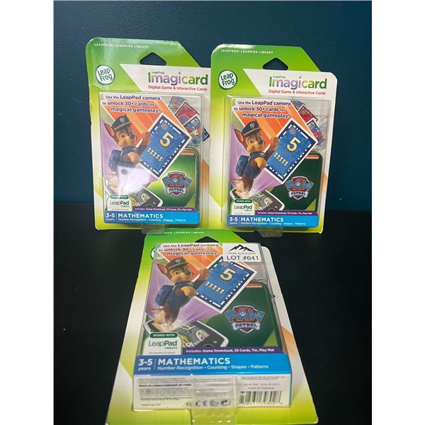 Lot of 3 LeapFrog Imagicards - Educational Playing Card Decks