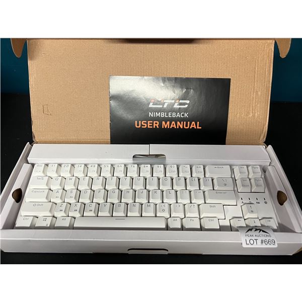 Lot of 1 LTC Nimbleback RGB Mechanical Keyboard