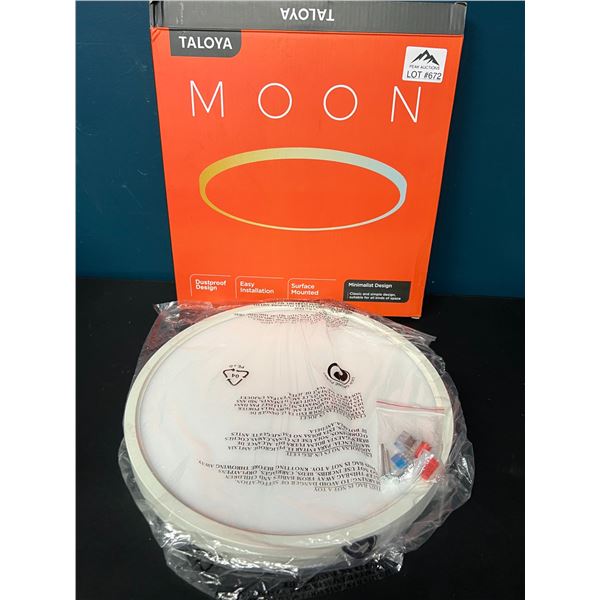 Lot of 1 Taloya Moon Surface Mounted Ceiling Light
