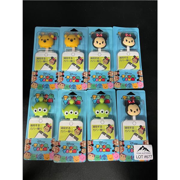 Lot of 8 Disney Tsum Tsum Phone Accessories