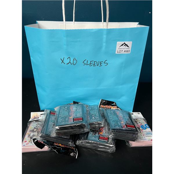 Lot of 20 Multi-Packs of Trading Card Protection Sleeves