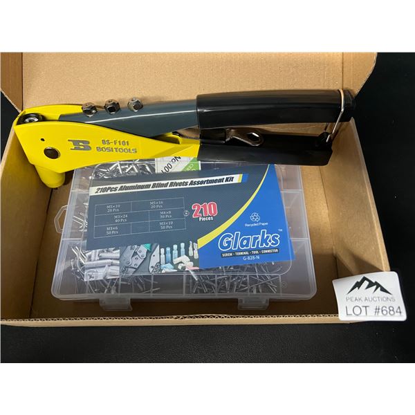 Lot of 1 Riveter Tool Set