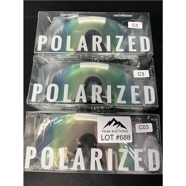 Lot of 3 Pit Viper Polarized Sunglasses